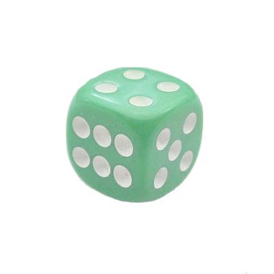 China Eco Plastic 16 Mm Round-Corner Acrylic Dice For Casino Game for sale