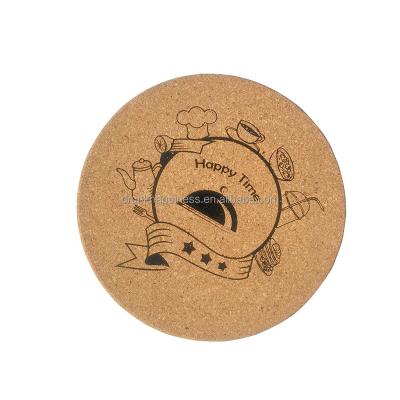 China Eco Sustainable Customized Cork Coaster For Cup Mug Dishes for sale