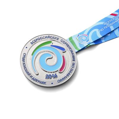 China China Design Your Own Gold 3D Award Blank Zinc Alloy Marathon Running Custom Metal Finisher Sport Medal for sale