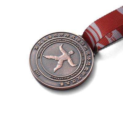 China China Design Your Own Gold 3D Award Blank Zinc Alloy Marathon Running Custom Metal Finisher Sport Medal for sale