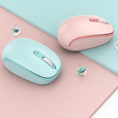 China New Arrival 3D Wireless Ergonomic Mouse With 2.4G Usb Wireless Mouse Pink Mouse for sale