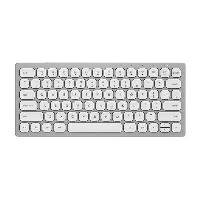 China OEM 2.4g Wireless Laser Laptop Keyboard Aluminum Stainless Steel Custom Dual Mode Status BT for sale