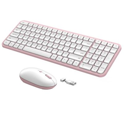 China 105 Keys 2.4Ghz Radio and BT Wireless High Quality Keyboard for Laptop and Computers, Slim and Portable Size, Quiet Typing for sale