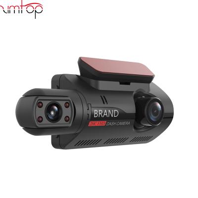 China 1080P Waterproof Front 480P Inside Cabin Car Dash Camera 3.5inch IPS Dash Cam 4 IR LED Driving Recorder For Uber Taxi for sale