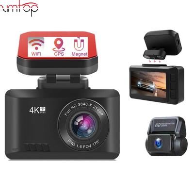 China Dashcam 3840*2160P 30FPS Ultra HD Car DVR Dash Cam GPS Tracker Dashcam 4K Cam Gesture Photo WiFi 2.4