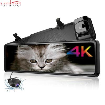 China Zimtop 11.26inch waterproof dual lens car dvr black box dash 4k ultra real cam with wifi and gps tracking for sale