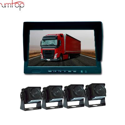 China Waterproof AHD 360 Quad Slot Monitor DVR Video Recording and Rear Front Side Backup Reverse Cameras AHD for Bus RV Van Truck Trailer for sale