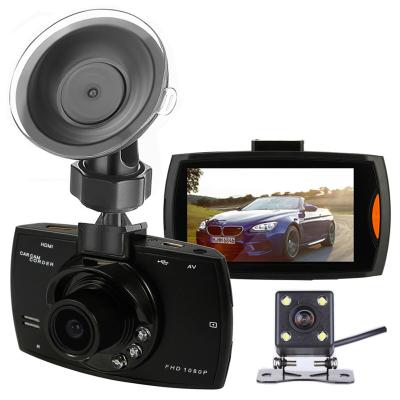 China Dual Lens Dash Cam - Full HD 1080P 2.7-Inch Car DVR 140 Degree CCTV 2.8 Inch for sale