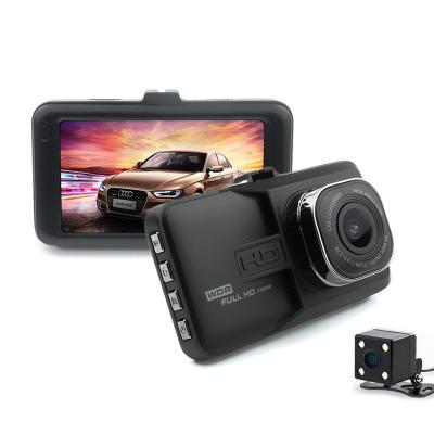 China ABS Zimtop Dashcam 2019 Hd Full 1080p Dual Lens Dash Cam Night Vision Car Black Box With Waterpoof Rear Camera Loop Recording for sale