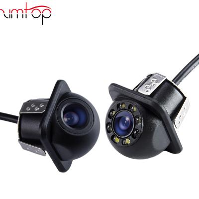 China Mini Waterproof Car Parking Assistance Waterproof Reversing Rear View Camera HD Wire Car Rear View Camera With Or Without LED for sale