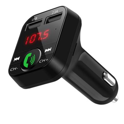 China Ali Latest Hot Sale Wireless Car MP3 Player HandFree Car Stereo FM Transmitter Kit Dual 2.4A Charger for sale