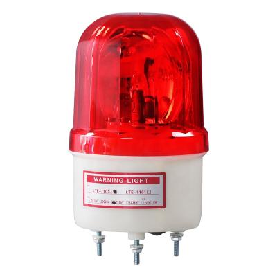 China The best-selling LTE-1101J dc12v24v AC220V industrial battery light rotary warning light with buzzer for sale