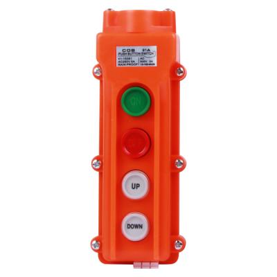 China COB-61A High Quality Plastic Handheld Crane COB-61a Push Button Control Crane Pendant Control Switch for sale