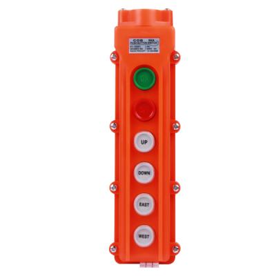 China COB-62A High Quality Plastic High Quality Hand Held Crane Push Button Control Crane Pendant Control Switch for sale