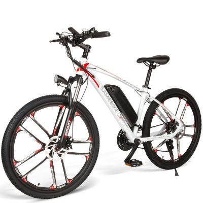 China Aluminum Alloy Samebike EU Warehouse 26 Inch Mountain Bike 48V 350W Ebike Lithium Battery Electric Bicycle for sale