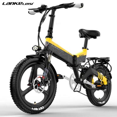 China Hot Selling Luxury 20 Inch Mountain Bike Folding E-Bike 400W 48V Lithium Battery 7 Speed ​​G650 Electric Bicycle for sale