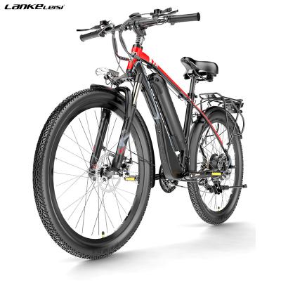 China Aluminum Alloy Electric Mtb Bike 500w 26 Inch Motor 48V 13AH Battery Electric Lady Ebike Lankeleisi T8 Electric Bicycle For Sale for sale