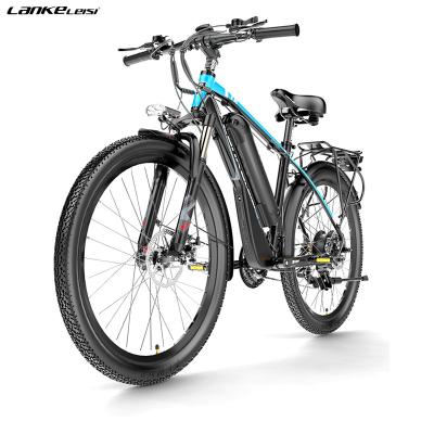 China Aluminum Alloy EU Standard Electric Bicycle Mountain Ebike 500W 48V 13AH Lithium Battery 26 Inch MTB for sale