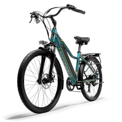 China Aluminum Alloy Beautifully Designed High Quality Lady Electric Bike E City Bicycle Ebike With 500W 15AH Lithium Battery for sale