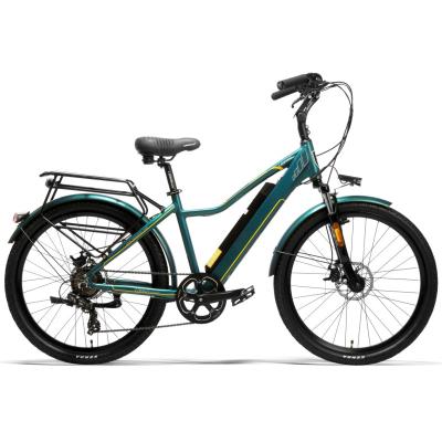 China Dropshipping aluminum alloy design 36v 500w 15ah ebike new 26 inch city electric bike for adult for sale