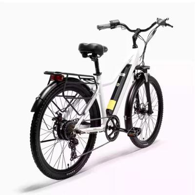 China Aluminum Alloy OEM Adult Women Electric Bicycle 36v 500w 15ah Lithium Battery E-Bike for sale