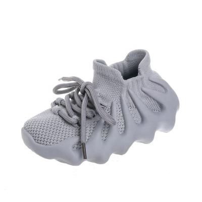 China Breathable fashion kids casual shoes high quality kids shoes yeezy style walking shoes for sale