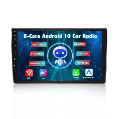 China Universal 9 Inch Double DIN Video Android Car GPS Car DVD Player 8 - Core 4+64GB 4G Multimedia Carplay DSP/RDS for sale