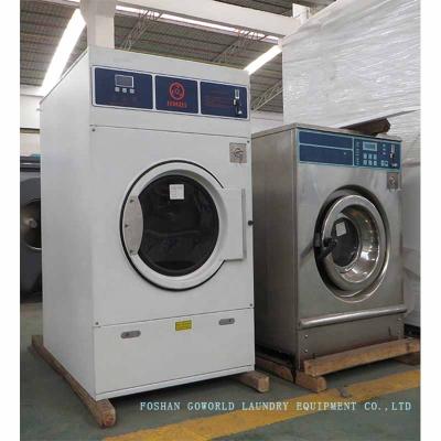 China 12kg Telephone Booth Strong Gas Heating Coin Laundry Machine , Coin Operated Laundry Dryer for sale