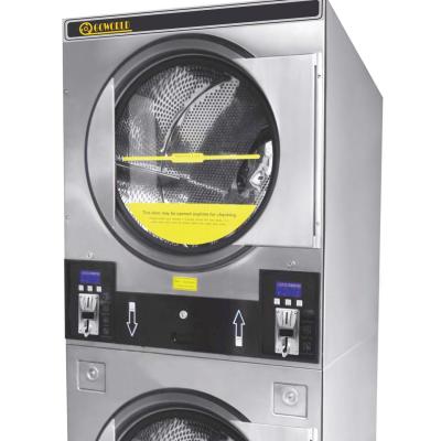 China 2*12kg Gas Heating Automatic Commercial Laundry Dryer , Tumble Drying Machine for sale