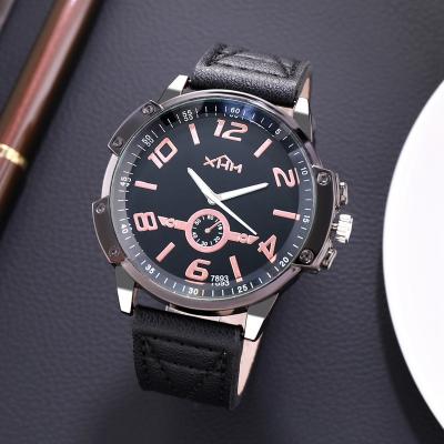 China Factory direct men's brand simple face classic fashion men's big watch custom quartz wristwatch for sale