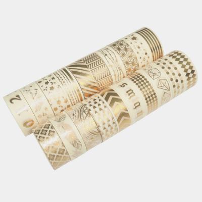 China Wholesale Waterproof GF Hot Stamping Lovely Kids DIY Personalizado Customized Washi Paper Tape for sale