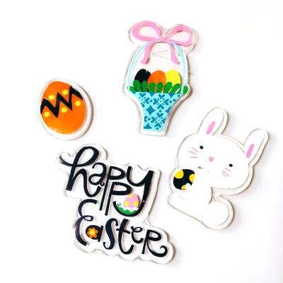 China Hot Selling Decorative Sticker GF Style Cartoon Window Gel Sticker New For Easter for sale