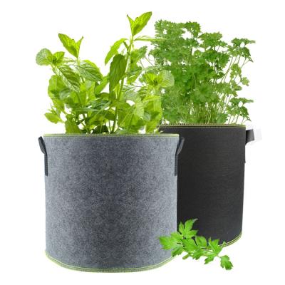 China Europe New Product 1 Pots 3 5 7 10 20 30 Gallon Vegetable Garden Non Woven Fabrics Grow Bags Planter Modern Flower Pots for sale