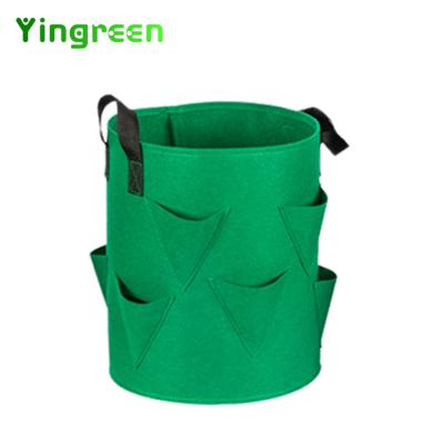 China Planting Outdoor Greenhouse Customized Color 5 7 10 Gallon Mushroom Plant Tissue Plant Grow Bags for sale