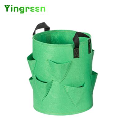 China Planting Factory Wholesale High Quality Fabrics Customized Outdoor 5 7 10 Gallon Vegetable Strawberry Grow Bags for sale