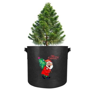 China Cheap Price Planting Customized Vegetable 1 3 5 7 10 20 30 40 Gallon Christmas Garden Non Woven Fabrics Potted Plant Grow Bags for sale