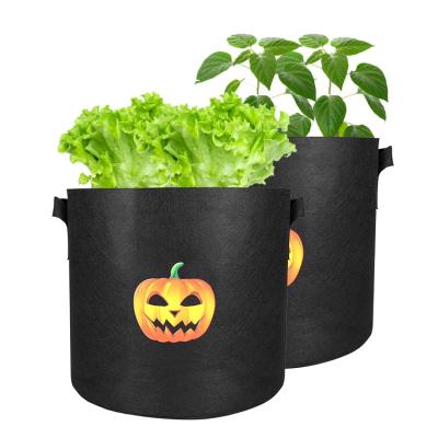 China Eco-friendly Planting Customized 1 3 5 7 10 20 30 40 Gallon Vegetable Garden Thicken Non Woven Potted Plant Grow Bags for sale