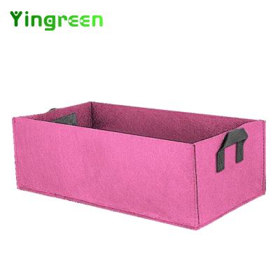 China Planting Customized Large Capacity Handle 7 8 10 30 Gallon Garden Square Container Plant Tissue Potted Plant Grow Bags for sale