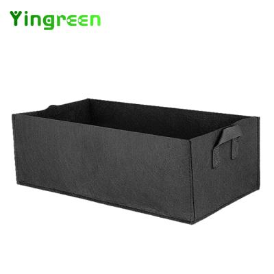 China China Factory Price Planting Customized Handle 7 8 10 30 Gallon Square Woven Non Grow Bag Nursery Pots for sale