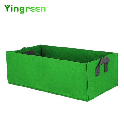 China Cheap Price Planting Customized Handle 7 8 10 30 Gallon Square Garden Container Non Woven Fabric Potted Plant Grow Bags for sale