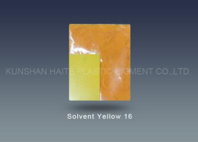 China Tinte solvente de la tinta de impresión, amarillo solvente 16 CAS 4314 14 1 ³ de la densidad 0.37g/cm en venta