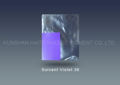 Chine CAS 61951 89 1 violette dissolvante 36, colorant à solvant SV 36 de poudre violette à vendre