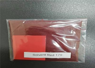 China Humedad roja el <1% del punto de fusión 252-256℃ del tinte solvente del polvo del SENIOR 179 en venta