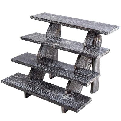 China Rustic Decorative Display Cupcake Stand - Decorative Wooden Display Rack For Commercial And Home Use for sale