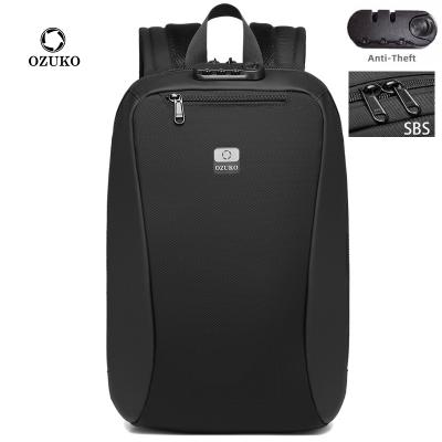 China Ozuko Waterproof 9497 Luxury Custom Travel Luggage Bags Backpack Leather Laptop Bags and Covers Military Other Backpacks for Men for sale