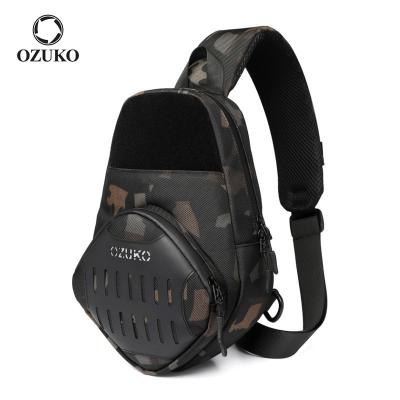 China Wholesale Cross - Body Bag Ozuko C9416 Buckle Shoulder Bags Ozuko C9416 Tactical Military Logo Sling Bag 2021 Custom Mini Crossbody Bag For Men for sale