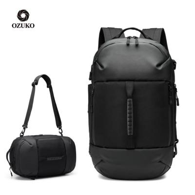 China Ozuko D9229 Waterproof Luxury Custom Backpack Travel Bag Spend Travel Carry On Luggage Bag Travel Custom Overnight Duffel Bag for sale