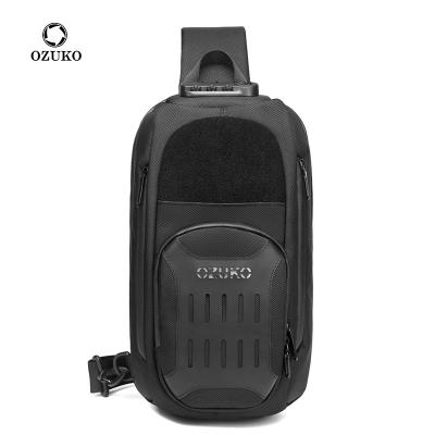 China Wholesale Cross - Body Bag Ozuko D9361 Buckle Shoulder Bags Ozuko D9361 Tactical Military Custom Logo Sling Bag Cellphone Mini Crossbody Bag For Men for sale