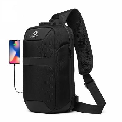 China Messenger Pouch Rucksack Water Proof USB Port Shoulder Cross Convenient/Sling Bag New Fashion Usb Ozuko D9270 - Casual Body Backpack Sling Bags Men for sale