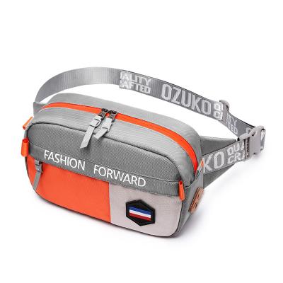 China Water Proof Ozuko 9254 Drop Shipping New Running Custom Logo Hiking Sport Women Sling Bags Cross - Body Fashion Waterproof Waist Bag for sale